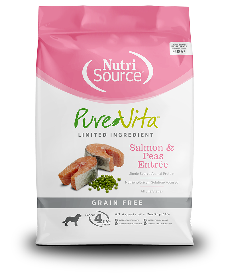 Pure Vita - Salmon and Peas Entrée (Salmón Libre de Granos)