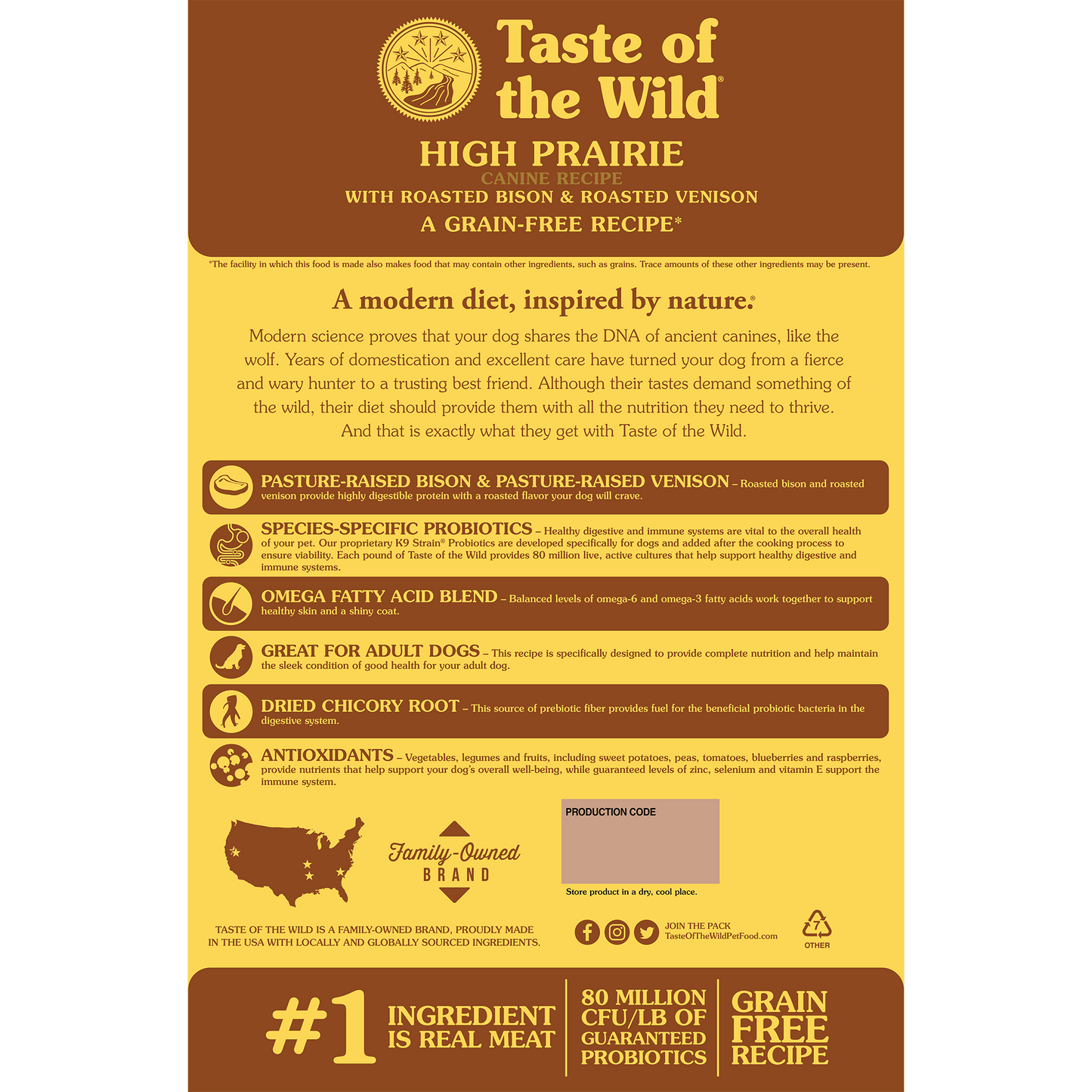 Taste of the Wild - High Prairie (Bisonte Asado y Venado Asado)